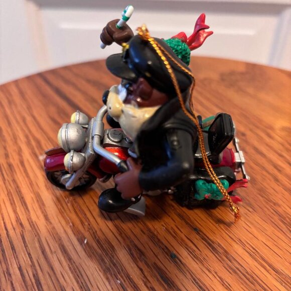 1999 Trevco Looney Tunes Taz Christmas Ornament Motorcycle Tasmanian Devil NIB - Picture 5 of 7